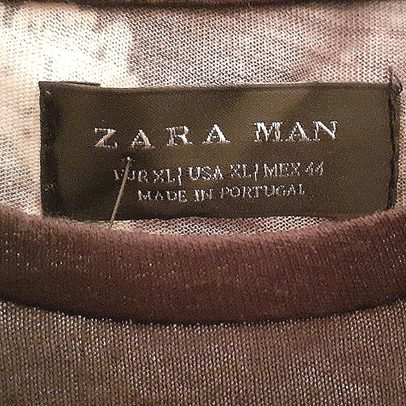 Zara Man Flower Shirt - Picture 3 of 4